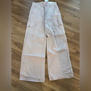 American Eagle Outfitters Light Pink Cargo Pants